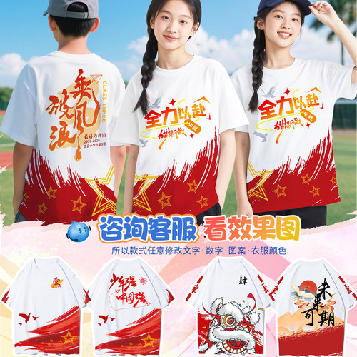 2026幼儿园小学运动会班服定制