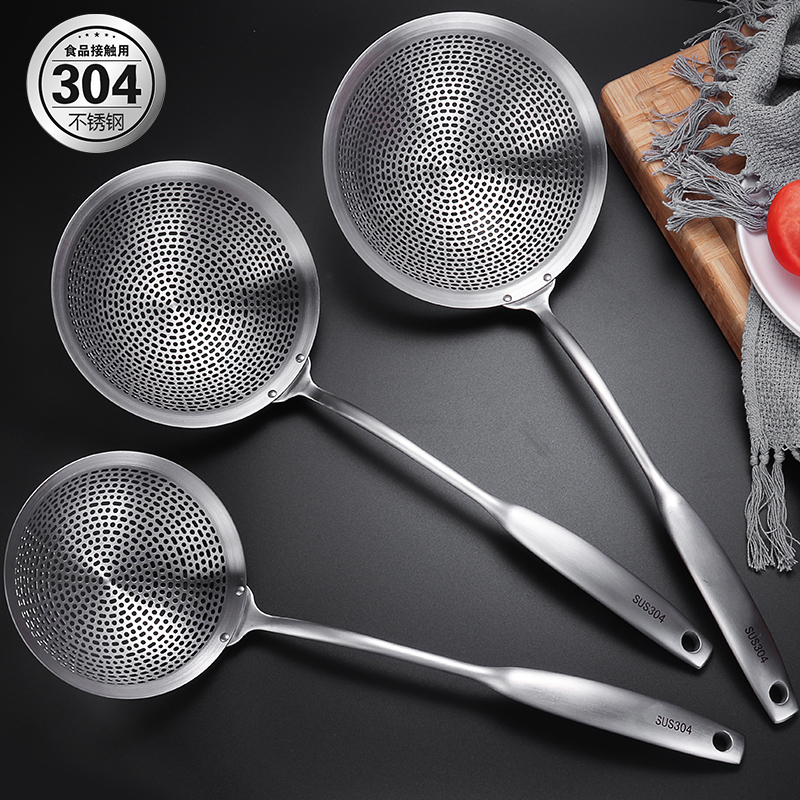 304不锈钢大笊篱加厚厨具漏勺