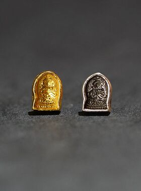 lam手作 925银指尖擦擦 卡子吊坠百香籽金刚星月文玩diy配饰