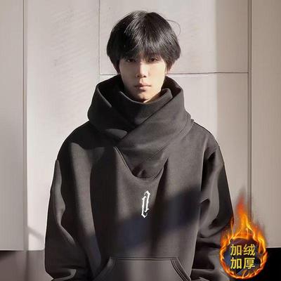 重工社恐i人美式高领卫衣