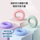 硅胶握力圈手掌肌肉放松力量训练瑜伽环形握力器老年人健身康复练