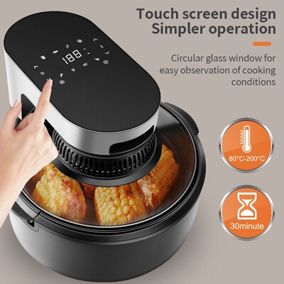 110v跨境空气炸锅5.5l容量大肚旋转电炸锅健康airfryer