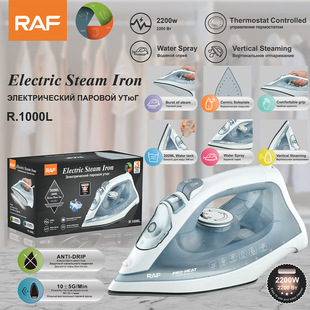 带线电烫熨斗干湿两用2200W RAF欧规跨境家用蒸汽熨斗0.3L手持挂式