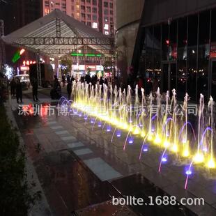 大型广场户外跳泉波光喷泉四会市惠州市喷泉景观喷泉互动水景玻光