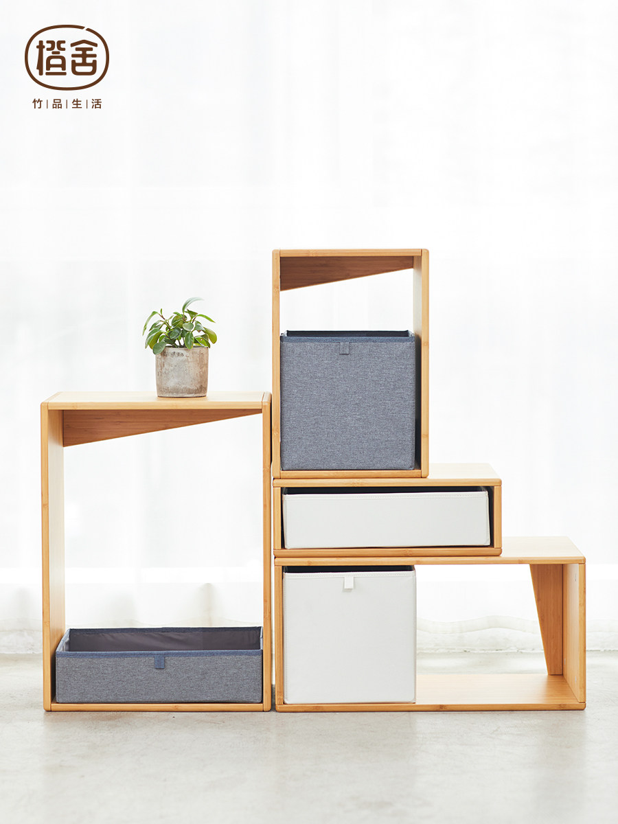 Orange house original free combination storage cabinet Simple style creative combination bookcase Household locker