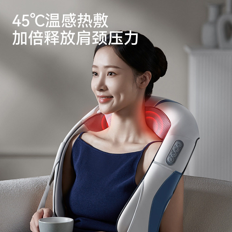 按摩披肩颈椎按摩器揉捏肩颈多功能腰部背部肩膀电动家用按摩仪