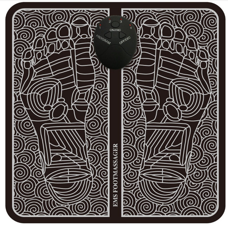 足底按摩脉冲脚底足部按摩垫EMS理疗足疗机USB充电动脚足底按摩器