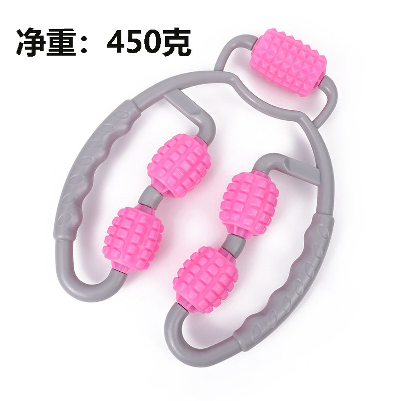 环形夹小腿部按摩器 按摩滚轮瘦腿工具肌肉放松器肌肉型健身美腿