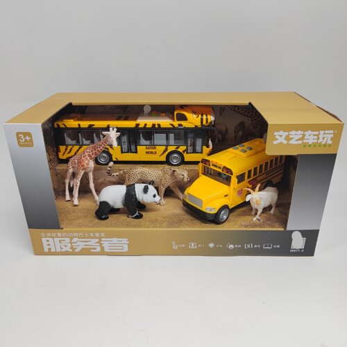 大号工程车惯性讲故事男孩玩具运输车儿童仿真巴士特斯拉皮卡模型