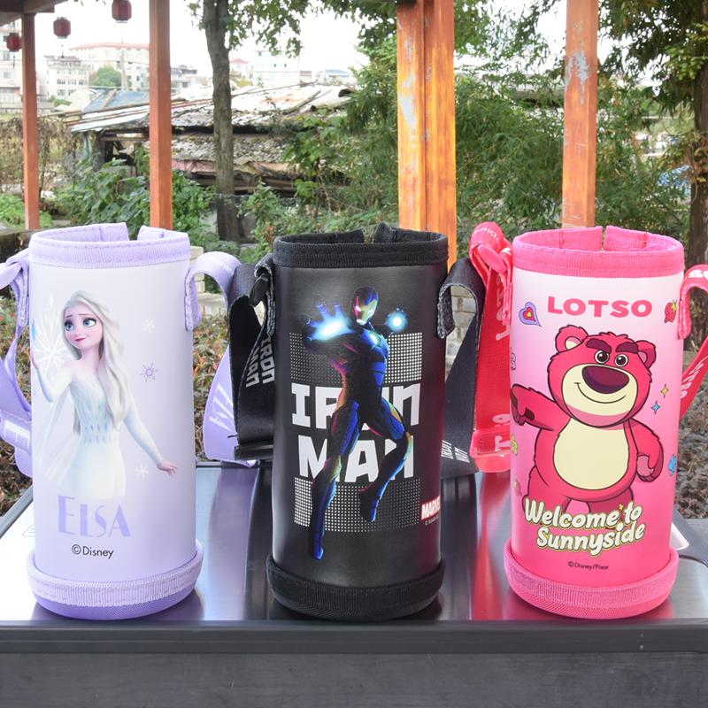 儿童保温杯套双饮水挂绳