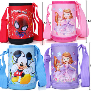 迪士尼原装 3305保护儿童杯套蜘蛛侠苏菲亚米奇专用保温杯杯套