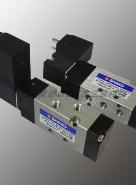 新恭SHAKO 五口二位电控引导式电磁阀 PM521-M3 PU521 A B M5 S D