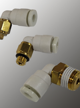 CKT西克迪快插微型外螺纹弯通接头 KJL 23 03 04 06 M3 M5 M6 01S