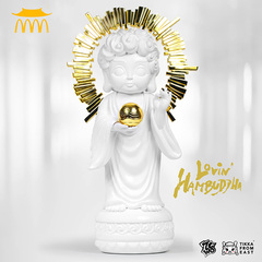 ZCWO艺术家联名正版白金汉堡如来佛潮玩大手办摆件网红麦门玩具