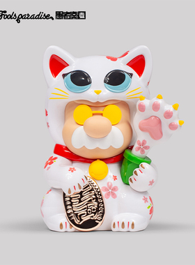 ZCWO愚者乐园正品樱花招财猫杀手潮玩摆件手办创意摆件卡通礼物