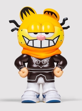 ZCWO官方正版 破坏之王功夫加菲猫 二次元潮玩手办摆件男生公仔