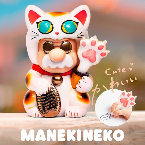 愚者乐园招财猫杀手手办摆件