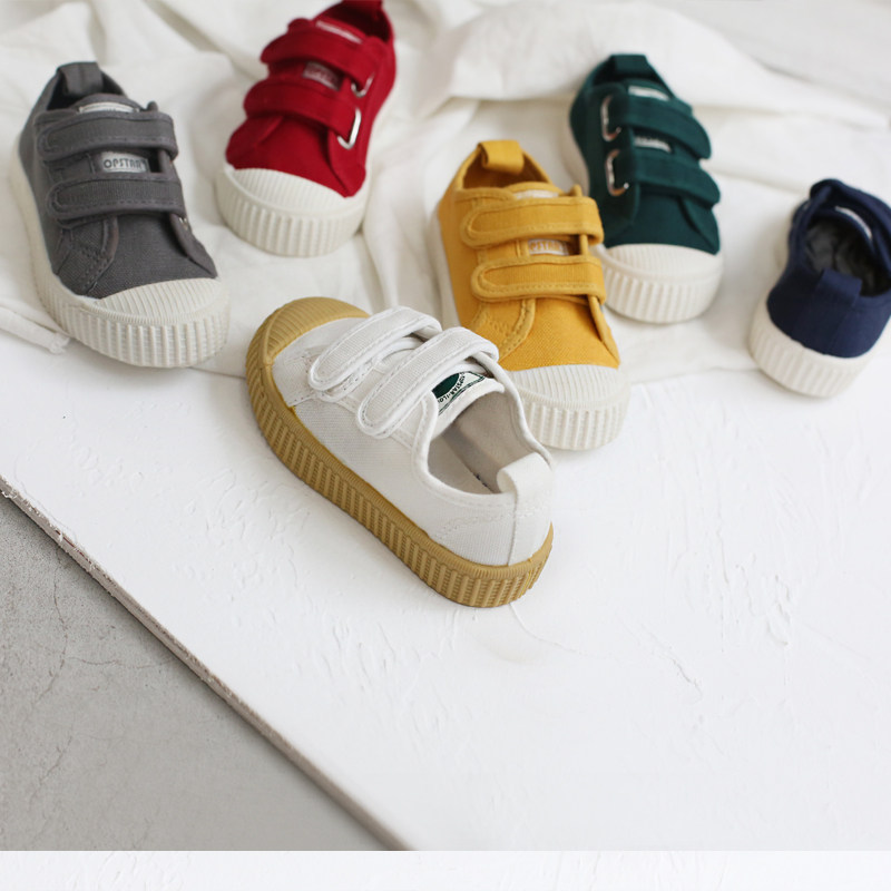 TS正品韩国儿童帆布鞋男女童糖果色魔术扣1-2-3岁4宝宝软底小布鞋|msdalam kategori kasut kanak-kanak/Kasut bayi/kasut ibu bapa dan anak, kasut kanvas - dari Buy2taobao.com untuk memberikan perkhidmatan ejen Taobao profesional membeli