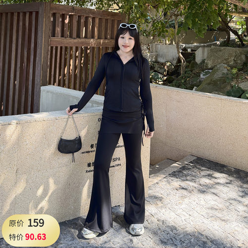 大码女装瑜伽裤裙百搭显瘦