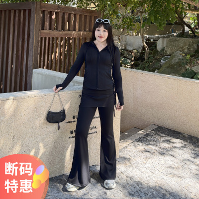 大码女装瑜伽裤裙百搭显瘦