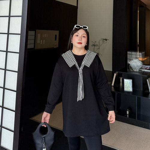 大码女装卫衣宽松显瘦