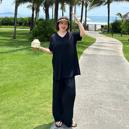 大码女装套装宽松显瘦