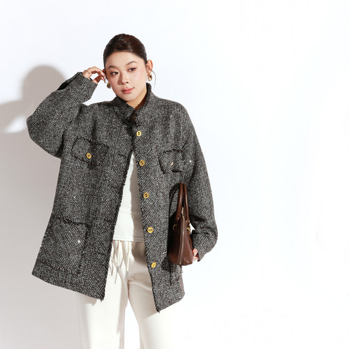 大码女装外套宽松显瘦百搭