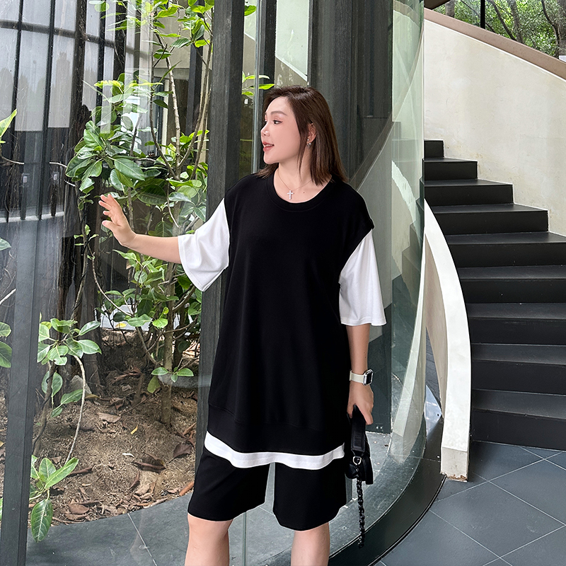 大码女装套装宽松显瘦