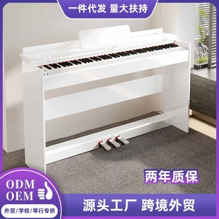 钢琴儿童钢琴高箱专业考级智能钢琴piano 电钢琴88键重锤立式
