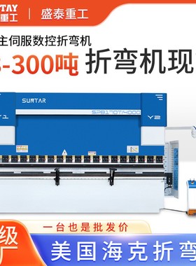 4+1轴电液主伺服数控折弯机53T金属不锈钢折弯机荷兰DELEM系统