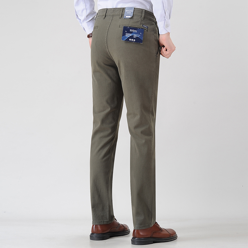 BRUHL休闲长裤原装进口高支纱棉