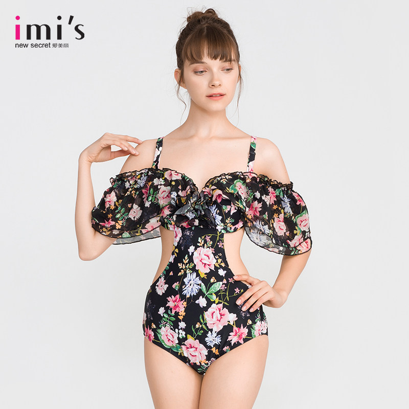 Admire Beautiful Love Swimsuit With rims Sternum Broken flowers sexy Conjoined Swimsuit IM68BMU1in the Sports/Yoga/Fitness/Fans supplies , Swim , Piece swimsuit  category - from Buy2taobao.com to provide professional Taobao agent buy service