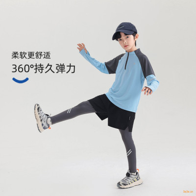 儿童运动速干套装2025新款
