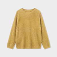 Acme Ground Brushed Wool Sweater Women's Fashion Simple Autumn/Winter New Brushed Seamless one-piece sweater 11515 thumbnail 8