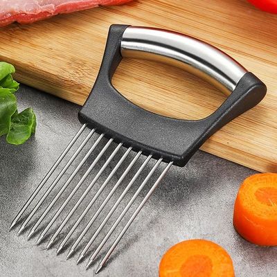 Stainless Steel Onion Needle Onion Fork Vegetables Shredder