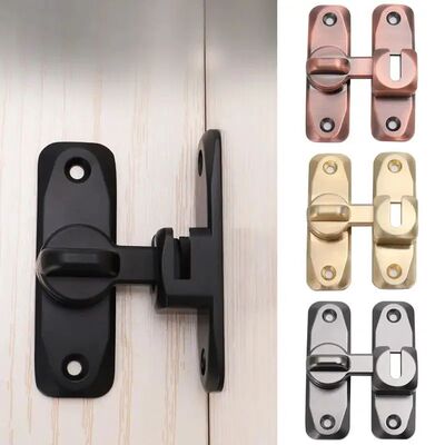 Sliding Door Lock Buckle No-Drill Installation，Anti-theft D