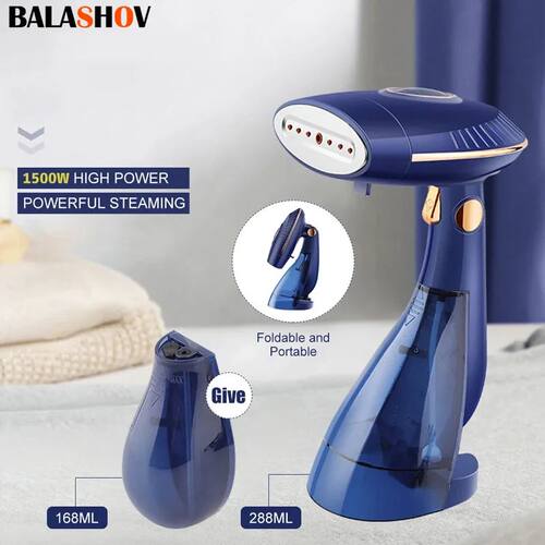 Handheld Garment Steamer 1500W Electric Household Fabric Ste
