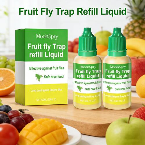 Fruit Fly Trap Refill Liquid Home Kitchen Living Room Insect