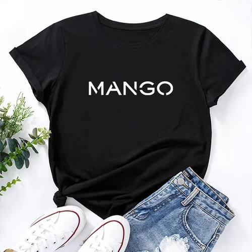 2025 New Trend Woman Cotton T-shirt Spring Summer Daily Casu