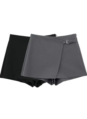 Willshela Women Fashion Solid Bandage Side Zipper Mini Skirt