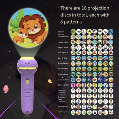 128 Patterns Children Projector Flashlight Early Education A