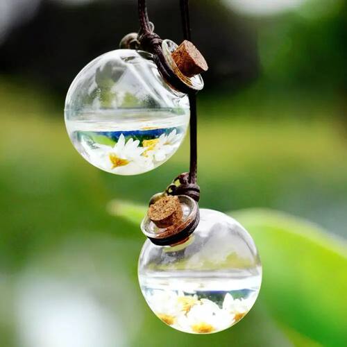 1/2PCS Car Perfume Bottles Hang Empty Bottle of Essential Oi