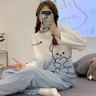 Women's Spring/Autumn Long-Sleeved Pyjama Set 2025 New Arriv