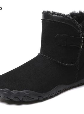 Winter Booties Outdoor Waterproof Barefoot Boots for Men Ank
