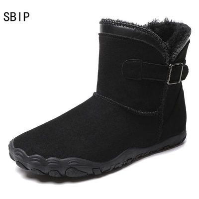 Winter Booties Outdoor Waterproof Barefoot Boots for Men Ank