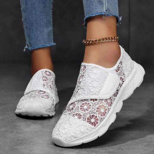 Women's Fashion Breathable Versatile Comfortable Mesh Flat L