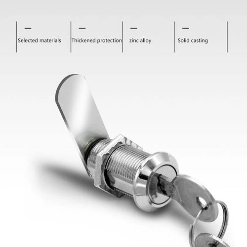 16/20/25/30mm Cam Lock Door Cabinet Mailbox Drawer Cupboard