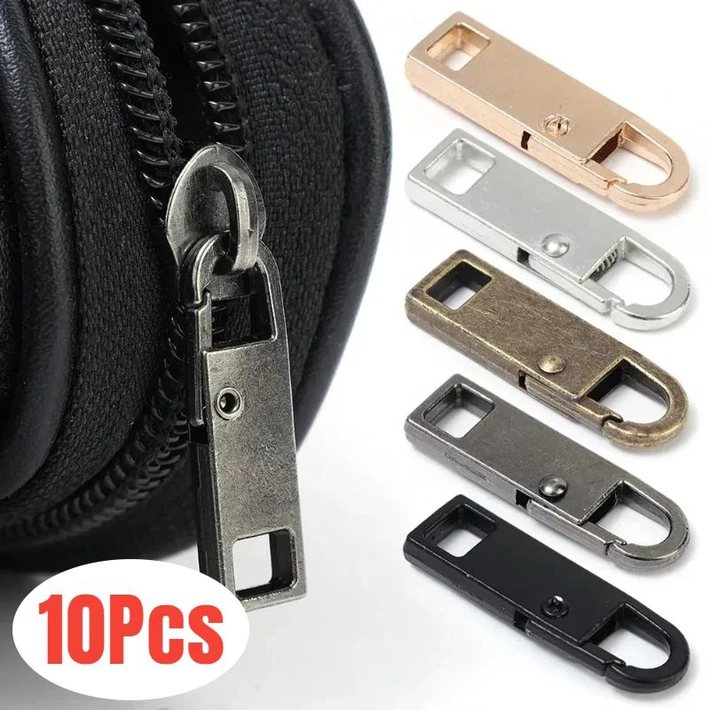 10/1Pc Universal Metal Zipper Pull Tap Replacement Instant R