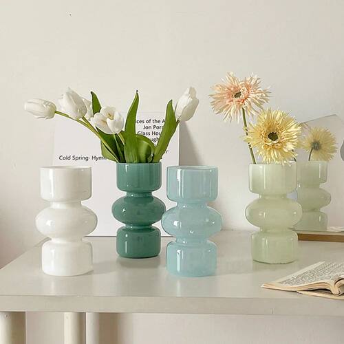 Creative Glass Flower Vase Ins Hydroponics Flower Bottle Flo