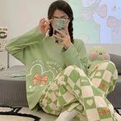 Homewear New and Spring Thin Autumn Pajamas Women Section